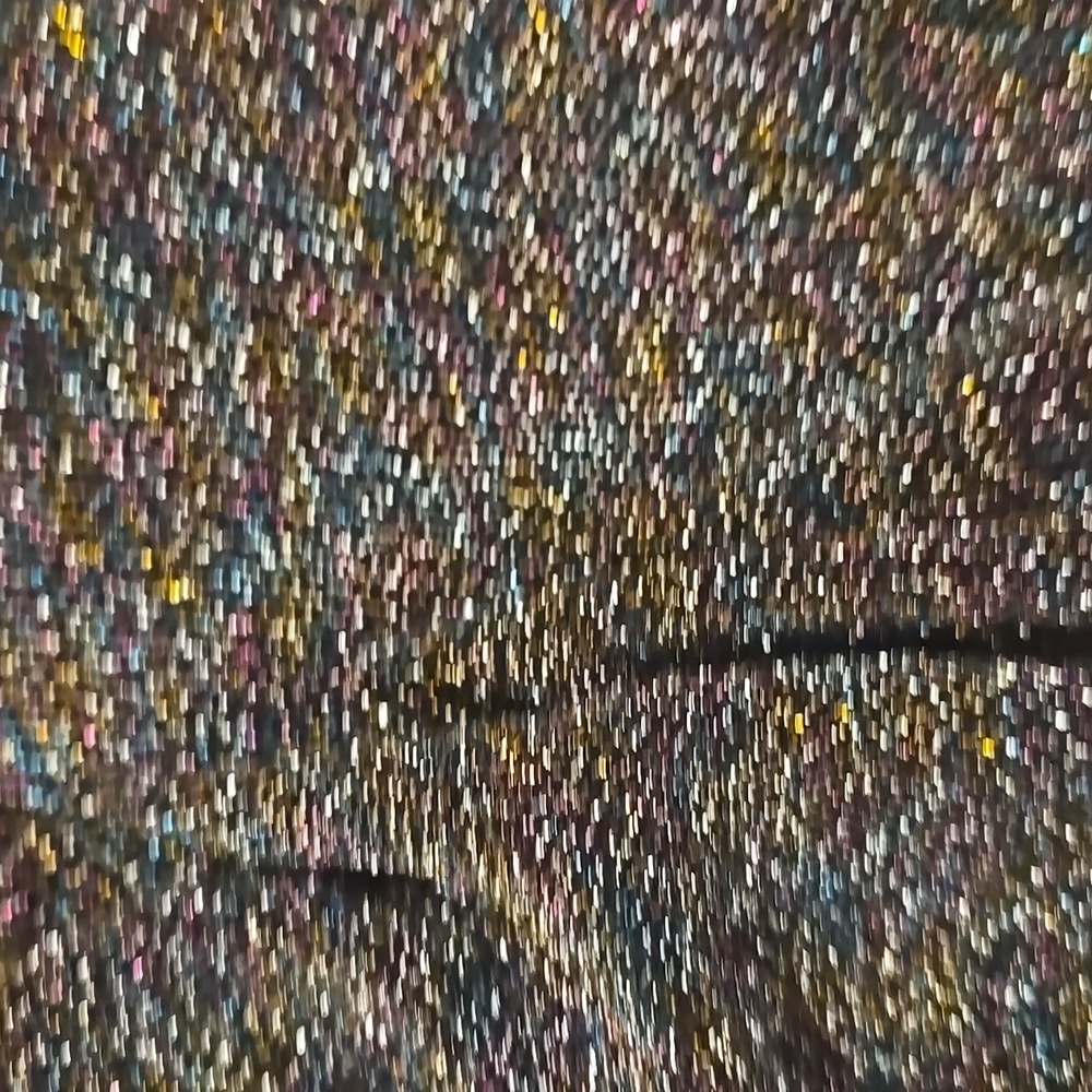 Express Metallic Multi-Colored Glittery Mini Dress - Picture 6 of 9